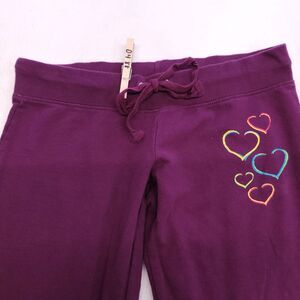 Rue21 Athletic Workout Running Drawstring Pants Womens Size Small S Purple